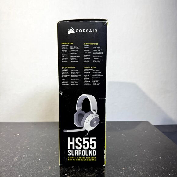 Corsair HS55 Surround sound Dolby Audio White NEW - Picture 6 of 7